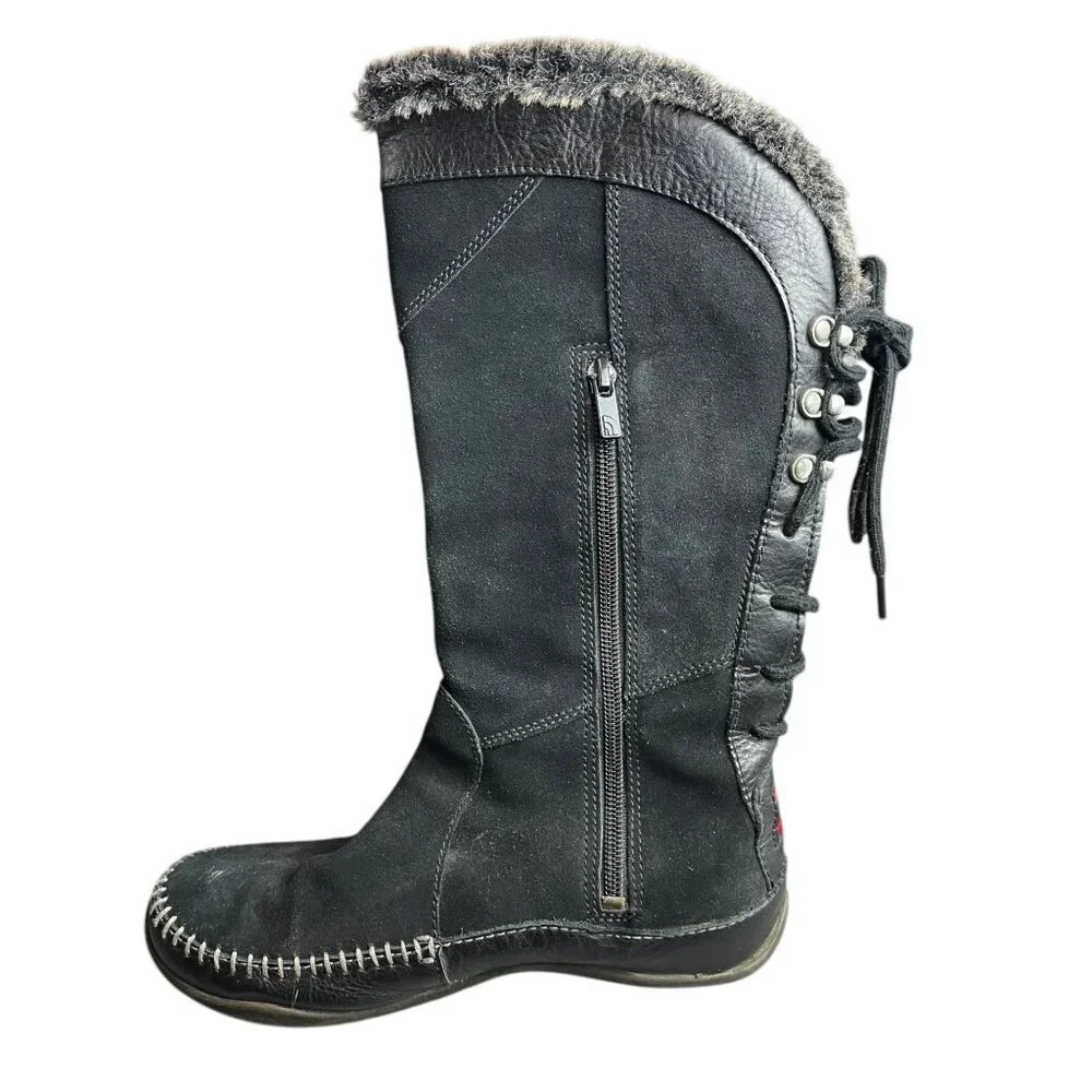 The North Face Women's 6 Janey Boots Black Tall 200G‎ Primaloft Insulated Winter